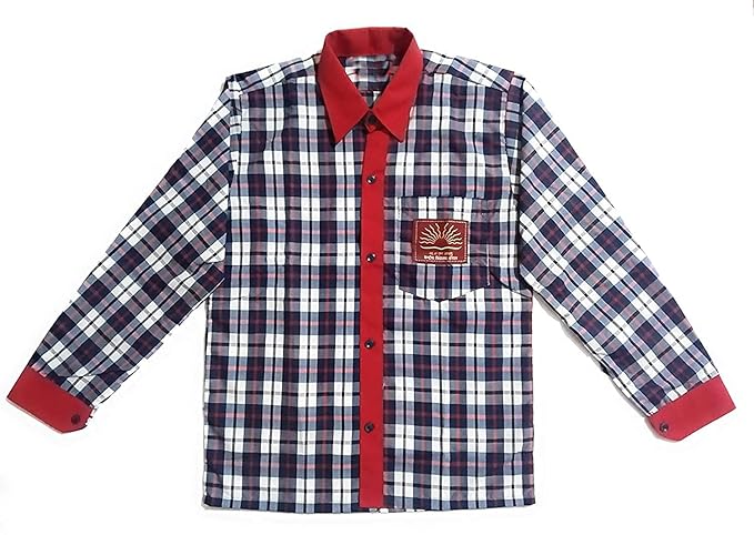 LKG School Uniform Checked Shirt