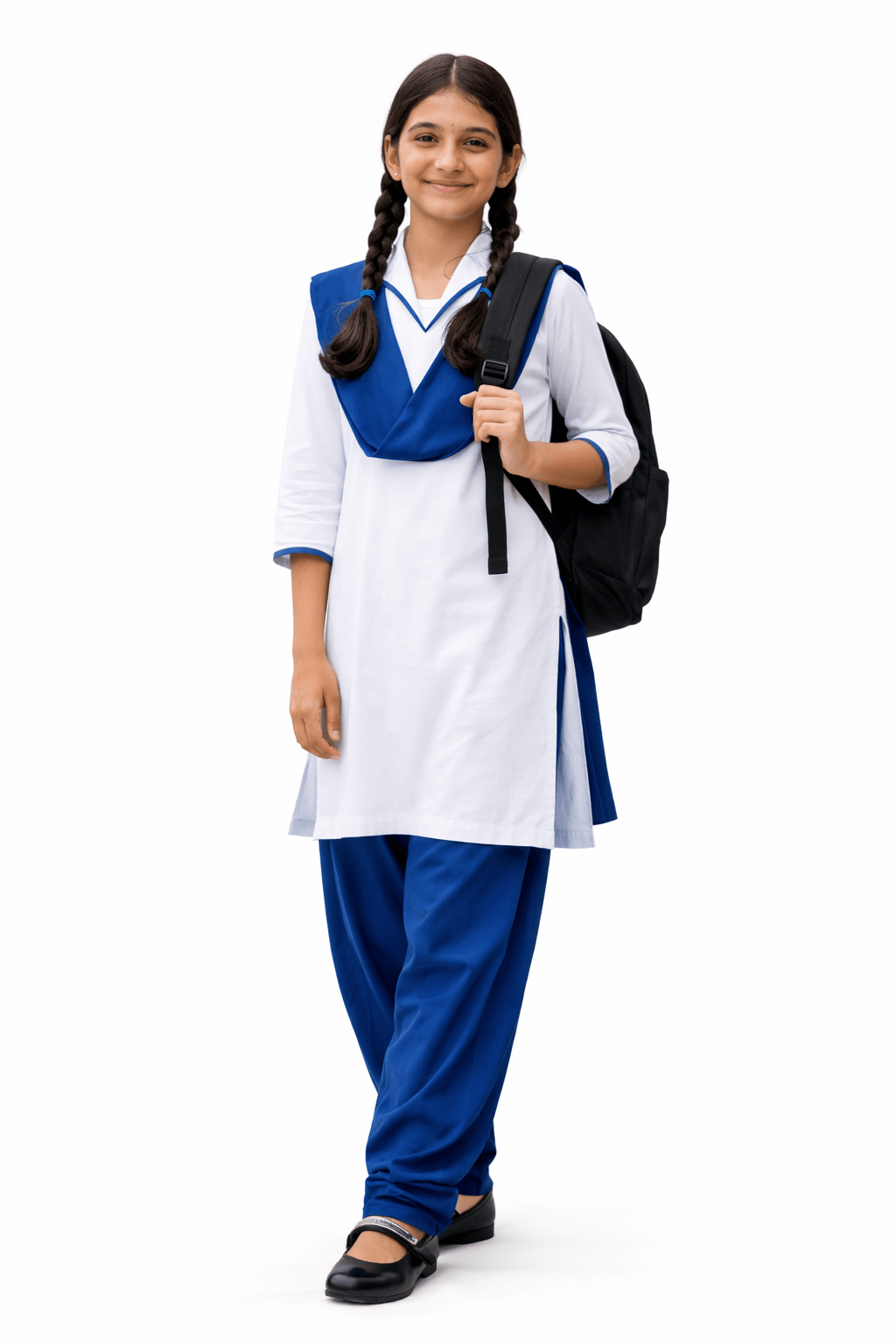 Girls School Uniform Salwar Suit